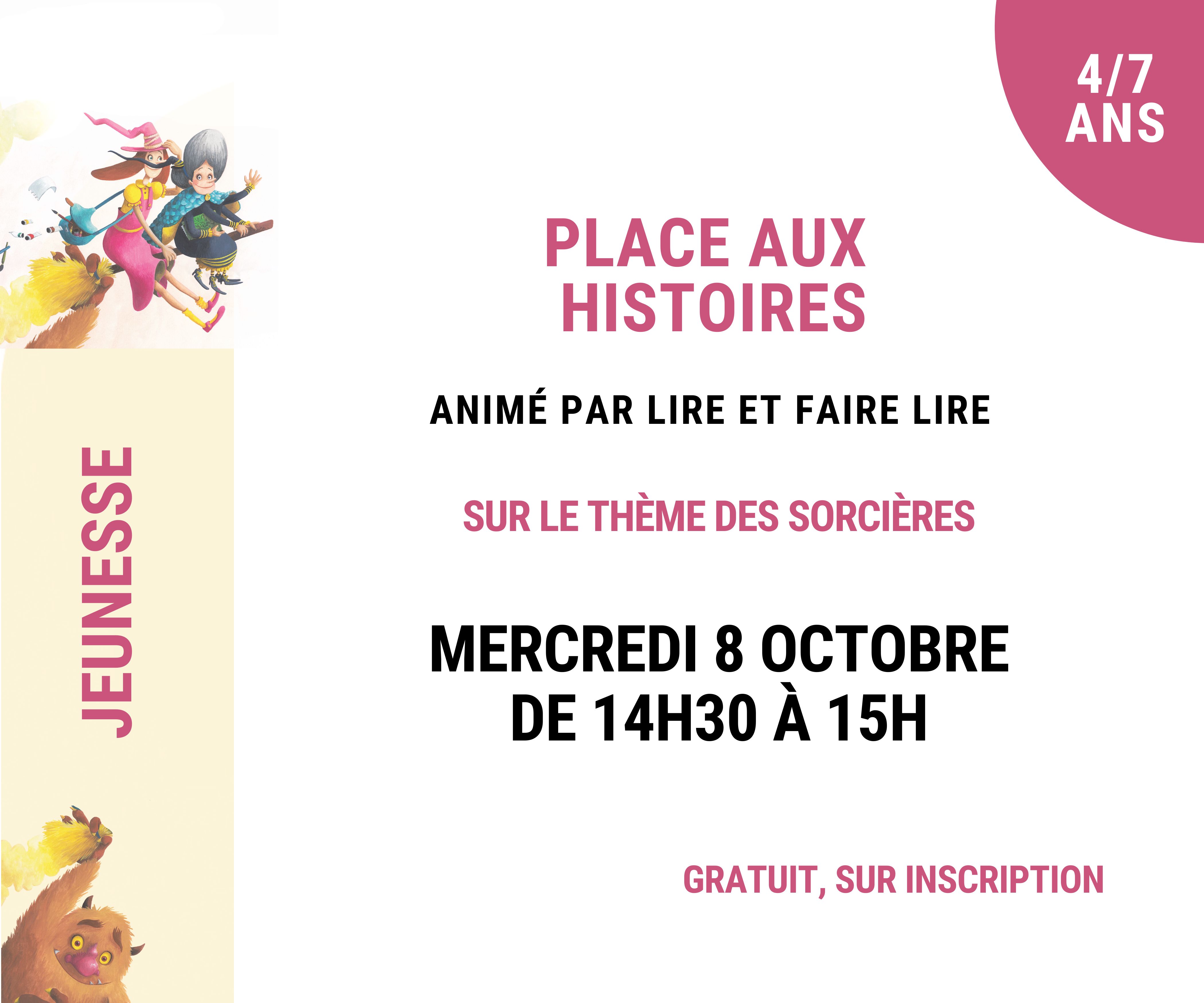 Place aux histoires - Un saison chez les sorcières