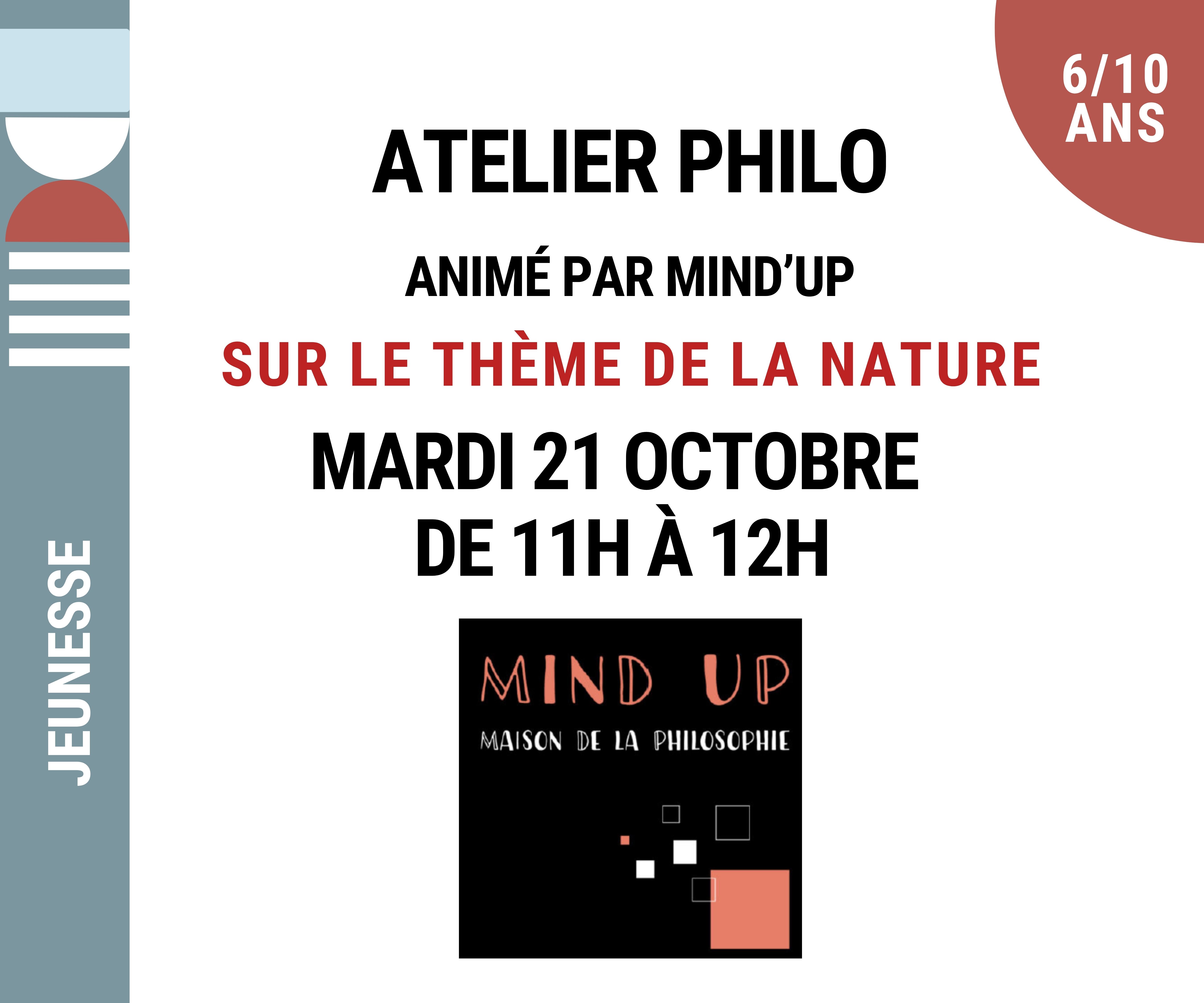 ATELIER PHILO JEUNESSE - NATURE